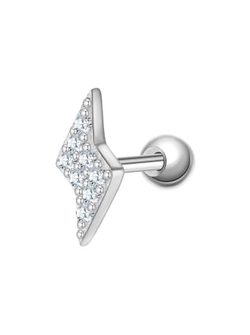 Glanzstücke München Ohrringe Blitz aus Sterling Silber mit Zirkonia in silber