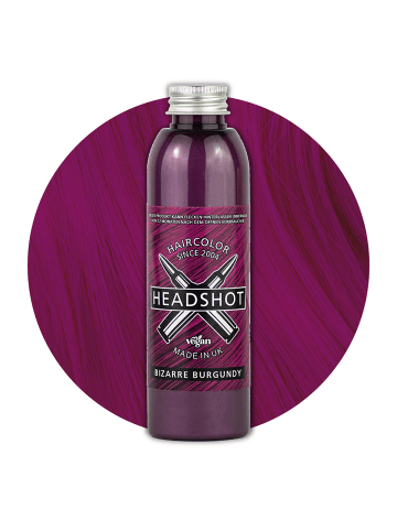 Headshot vegane Haarfarbe Bizarre Burgundy 150 ml sempipermanenete Haartönung