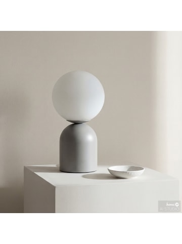 home24 Akku-Tischleuchte ORA in Grün / Weiß