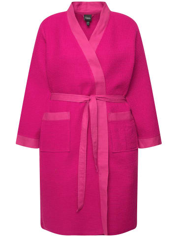 Ulla Popken Bademantel in fuchsia