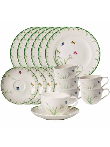 Villeroy & Boch 18er Set Kaffeeservice Colourful Spring in bunt