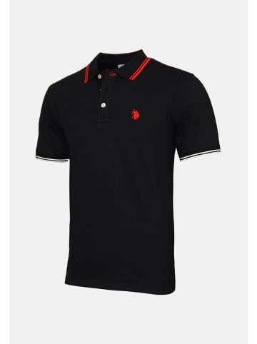 U.S. Polo Assn. Poloshirt in schwarz