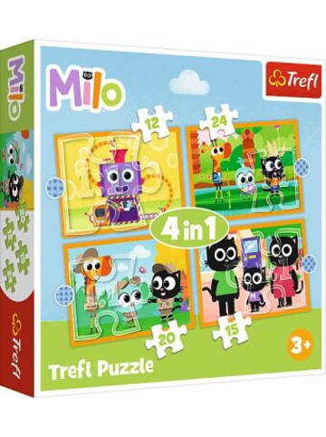 Trefl Spiel - 4 in 1 Puzzle - MILO