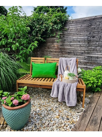 JACK 2er Set Outdoor Kissenhülle 40x60cm Uni in Blattgrün