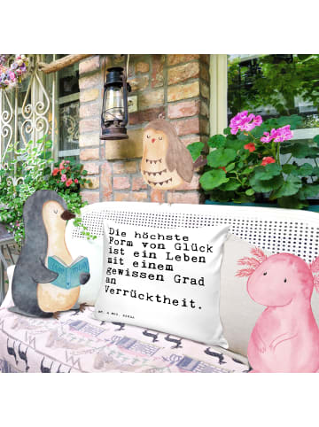 Mr. & Mrs. Panda Zierkissen Die höchste Form von... mit Spruch in Weiß