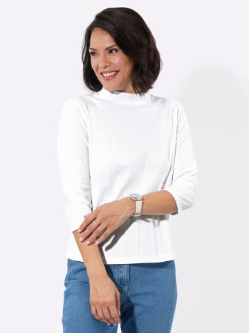 WITT WEIDEN Stehkragen-Shirt in ecru
