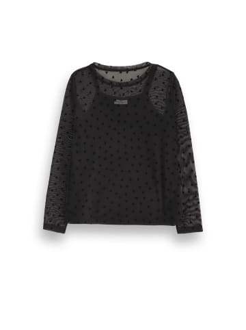 Coccodrillo Langarmshirt 2-in-1 in schwarz