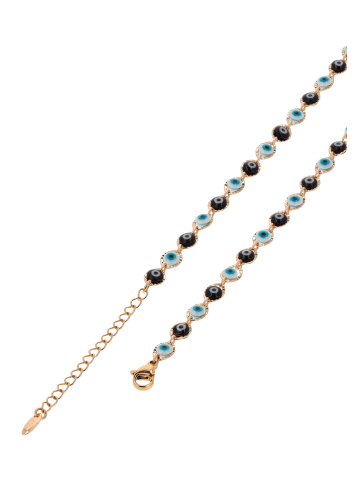 grassland Women Necklace in Rose Gold Multicolor