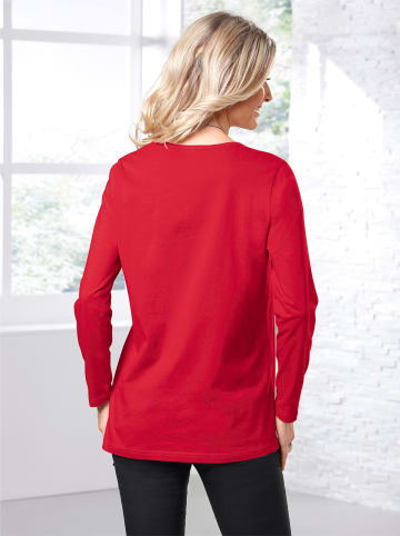 Sieh an! Langarmshirt in rot