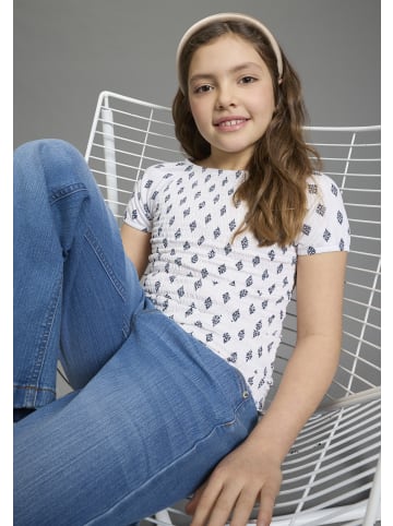 Bruno Banani T-Shirt in weiß gemustert