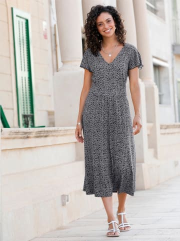 WITT WEIDEN Jersey-Kleid in schwarz-weiß-bedruckt