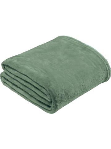 REDBEST Fleece, Microfaser Wohndecke Amarillo in jade