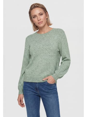Olsen Strickpullover in Moss Green Melange
