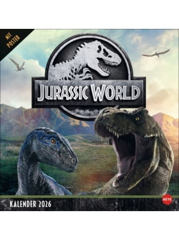 Heye Kalender Kalender - Jurassic World Broschurkalender 2026