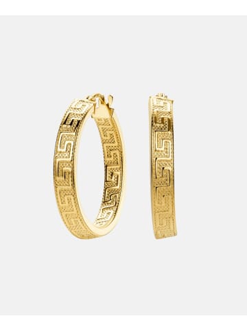 Vanlere Creolen aus 375 Gelbgold