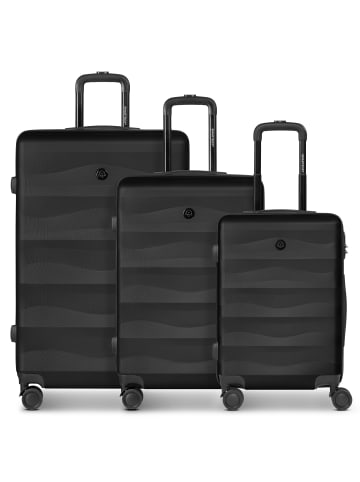 Smartbox Edition 03 4 Rollen Kofferset 3-teilig in black