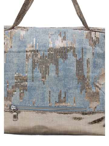 faina Women Handbag in Denim