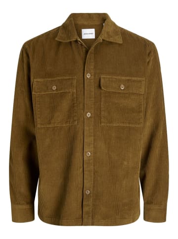 Jack & Jones Hemd JJEPERFECT CORDUROY OVERSHIRT in Braun