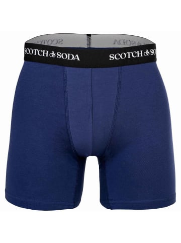 Scotch & Soda Boxershort 3er Pack in Grau/Blau