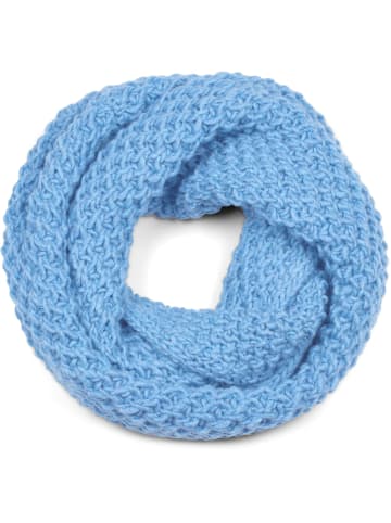 styleBREAKER Strick Loop Schal in Hellblau