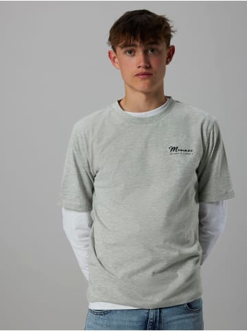 name it T-Shirt in Light Grey Melange
