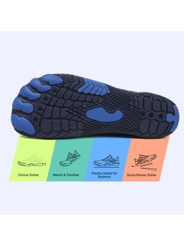 DOTALES FlowStep Barfußschuhe in Blau 45