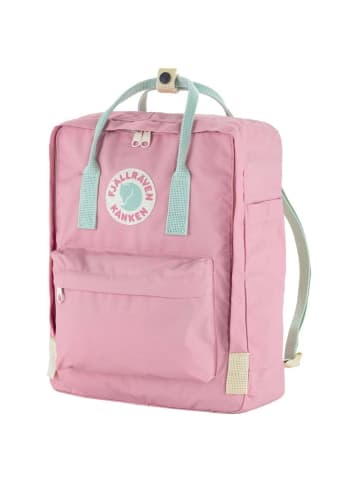 FJÄLLRÄVEN Kånken Koncept - Rucksack 36 cm (super grey-green) in pink-mint green
