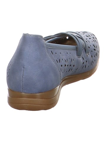 rieker Ballerinas blau in blau