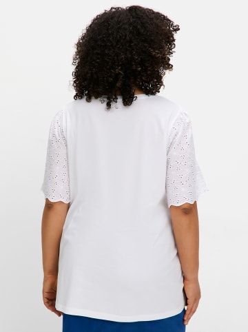 sheego T-Shirt in ecru