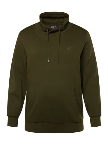 Men Plus Sweatshirt in tannengrün