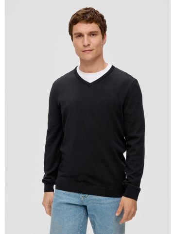 s.Oliver Strickpullover langarm in Schwarz