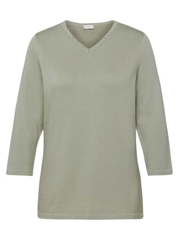 GOLDNER Pullover in hochwertiger Qualität in baummoos