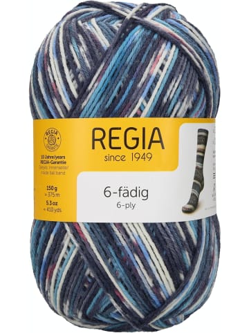 Regia Handstrickgarne 6-fädig Color, 150g in Eidfjord