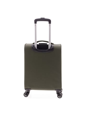 Gladiator 3700 4 Rollen Kabinentrolley 55 cm mit Dehnfalte olive green