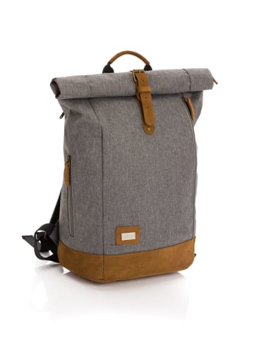 fillikid Wickelrucksack Berlin in Grau Melange