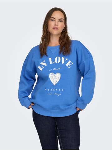 ONLY Carmakoma Sweatshirt in Campanula