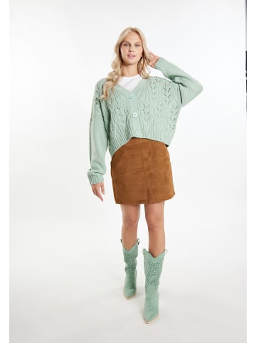 IZIA Damen Strickcardigan in Mint
