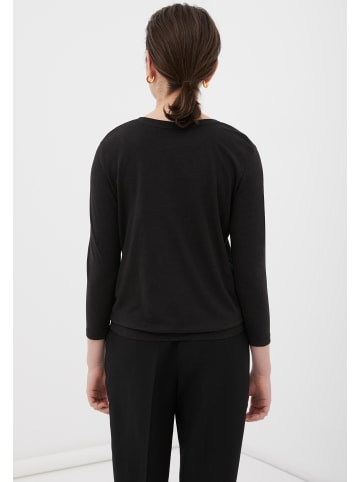 Finn Flare Langarmshirt Basic in black