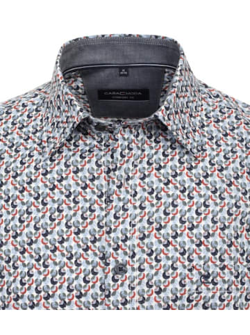 CASAMODA Kurzarm Business Hemd für Herren in grau