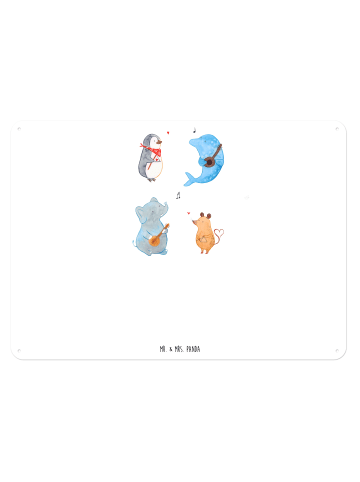 Mr. & Mrs. Panda tafel Big Einheit mit Spruch in Weiß