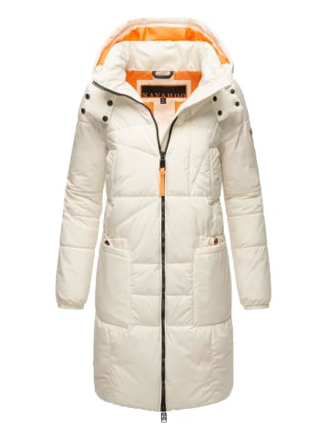 Navahoo Steppmantel Bliblablubb 14 in Off White