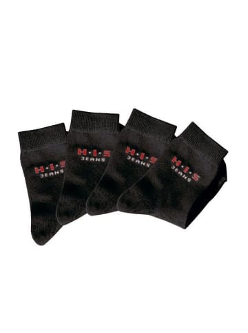 H.I.S Basicsocken in schwarz