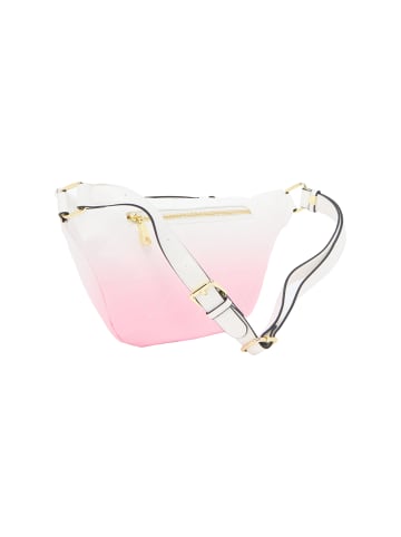 myMo Women Handbag in White Pink
