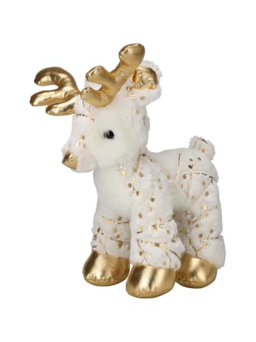 Home&Styling Collection Weihnachtsfigur Hirsch in weiß