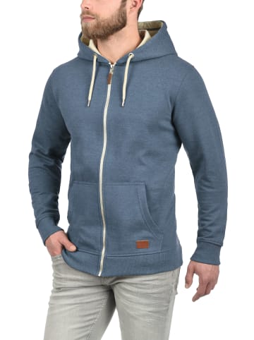 BLEND Kapuzensweatjacke BHHulker in Blau