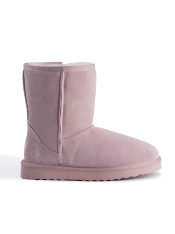 Aus Wooli Stiefel Cronulla in Pale Pink