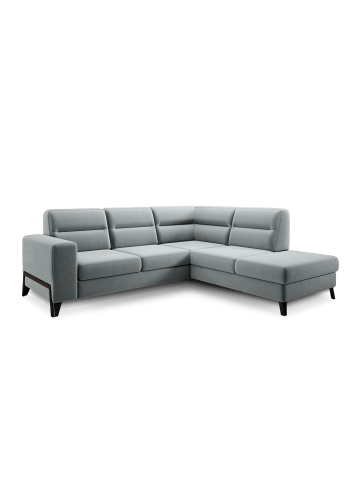 MF Design Cassada Recamiere Rechts in Grau -  (L) 237 x (B) 277 x (H) 100 cm