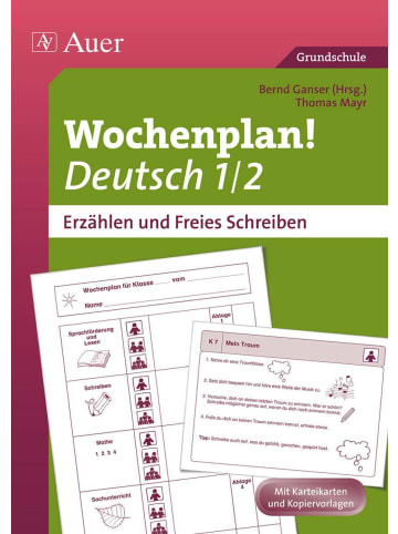 Auer Verlag Wochenplan Deutsch 1/2, Erzählen/Freies Schreiben | Materialien zur...