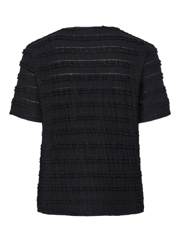 Pieces Oberteil mit kurzen Ärmeln in Black