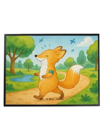 Mr. & Mrs. Panda schreibtischunterlage Fuchs Joggen Design ohne ... in Weiß